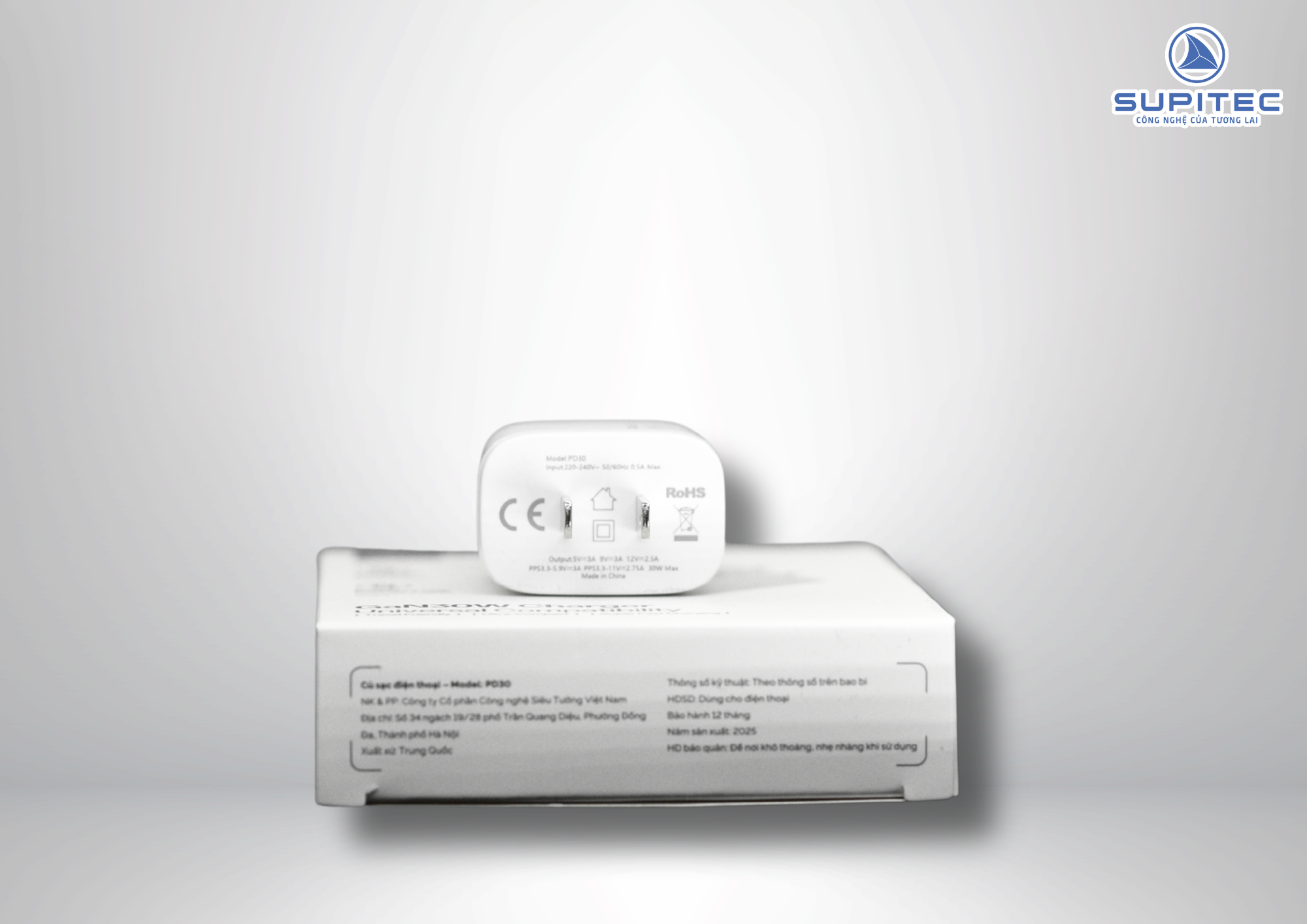 Củ sạc Supitec PD30